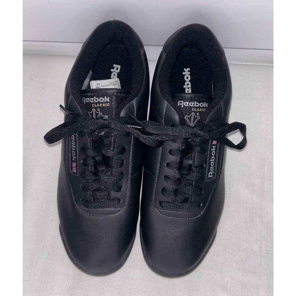 Reebok Classic Women's Black Sneakers Shoes - Size 8.5 - Picture 5 of 8